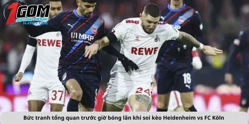 Bức tranh tổng quan trước giờ bóng lăn khi soi kèo Heidenheim vs FC Köln 